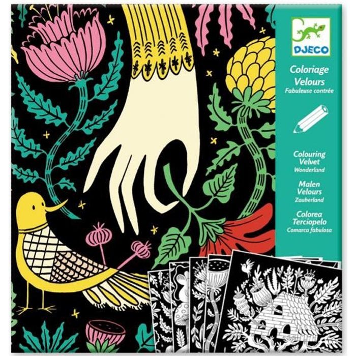 Coloriage Velours Fabuleuse Contree Aille Unique Coloris Unique Cdiscount Jeux Jouets