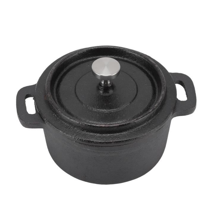 Lot De 6 Mini Marmites En Fonte BBQ-Nerd - 11x5 Cm - Pour Barbecue, Four Et Feu De Bois