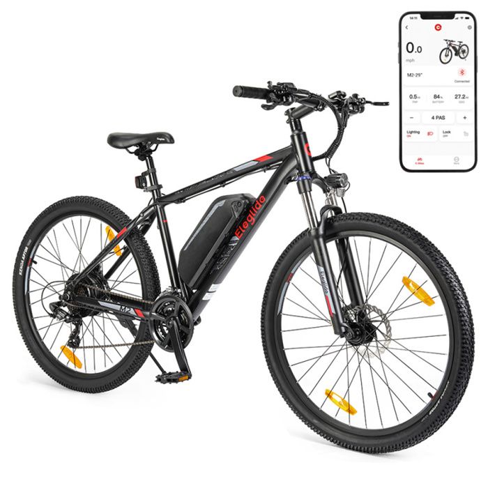VTT Électrique Eleglide M2 Vélo Électrique, 29 Pouces, Moteur 250W 36V, Batterie 15 Ah, 24 Vitesses