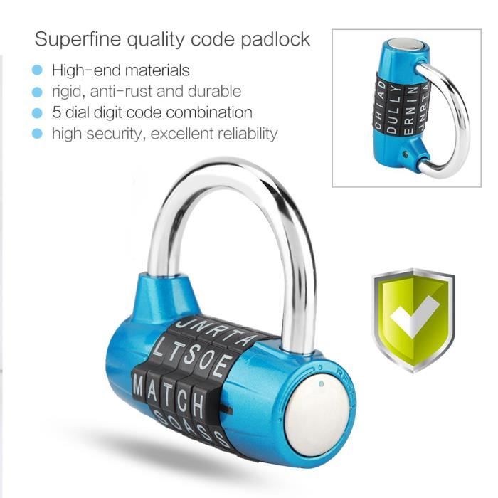 Search Alert – Lot De 1, 2, 4, 6 Et 10 Cadenas à Combinaison Approuvés Par La TSA Pour Valise, Casier De Gym, Boîte à Outils, Sac à Dos, Vert Kaki, 3,6 X 1,8 X 9 Cm