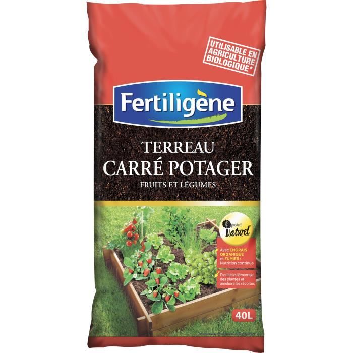 Fertiligene Terreau Carre Potager 40 L Achat Vente Terreau Sable Terraau Carre Potager 40 L Cdiscount