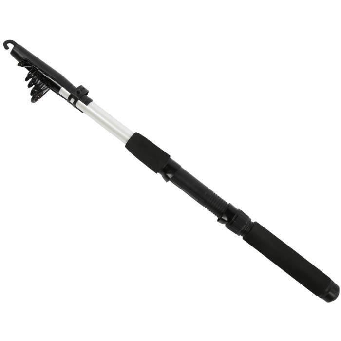 CANNE À PÊCHE télescopique pliable petit poteau de mer portable pour