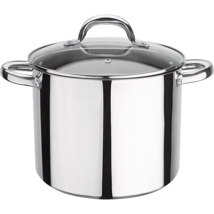 GSW Montreal - Marmite traiteur en acier inoxydable - 10 l - Tous feux dont induction