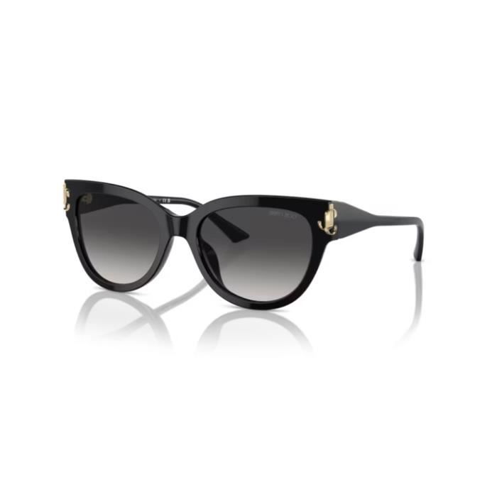 Lunettes de Soleil - JIMMY CHOO - JC 5018U - Ronde - Femme - BLACK/DARK GREY - Gris - Catégorie 3