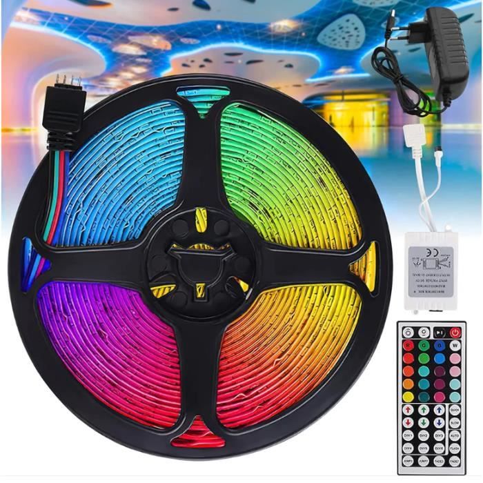 Bande led de 5 m avec télécommande - Ruban LED MOONSTARS