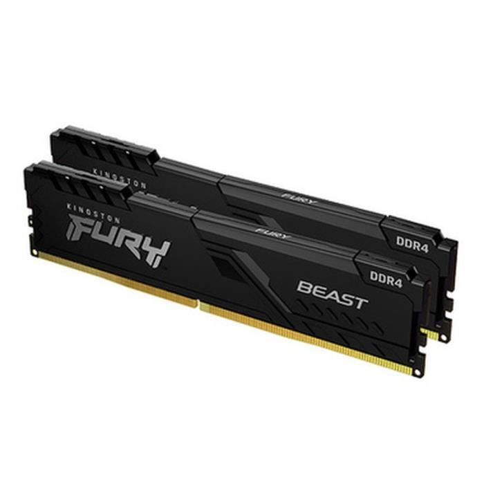Mémoire Kingston FURY Beast 64 Go (2 x 32 Go) DDR4 3600 MHz CL18 - Kingston