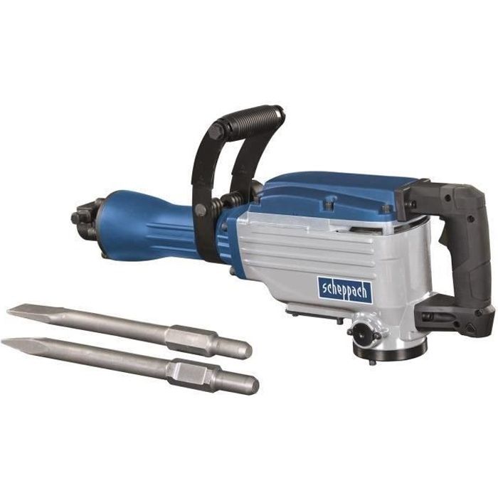 Scheppach Marteau Piqueur 1600w 50 Joules Avec Coffret Metallique Et Jeu De 2 Burins Ab1600 Cdiscount Bricolage