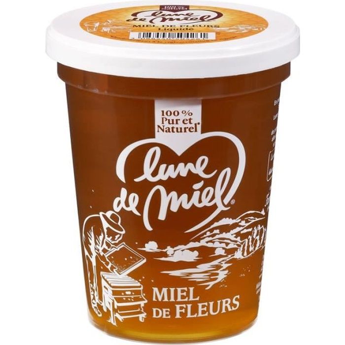 LUNE DE MIEL Miel de fleurs 1 kg Cdiscount Au quotidien