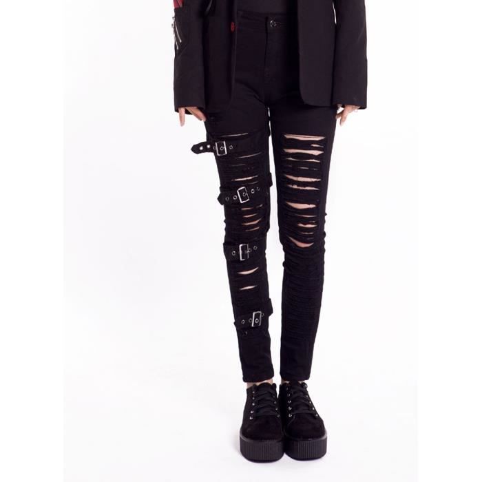 bleu rouge noir goth punk métal en simili cuir L ou XL Damier ceintures