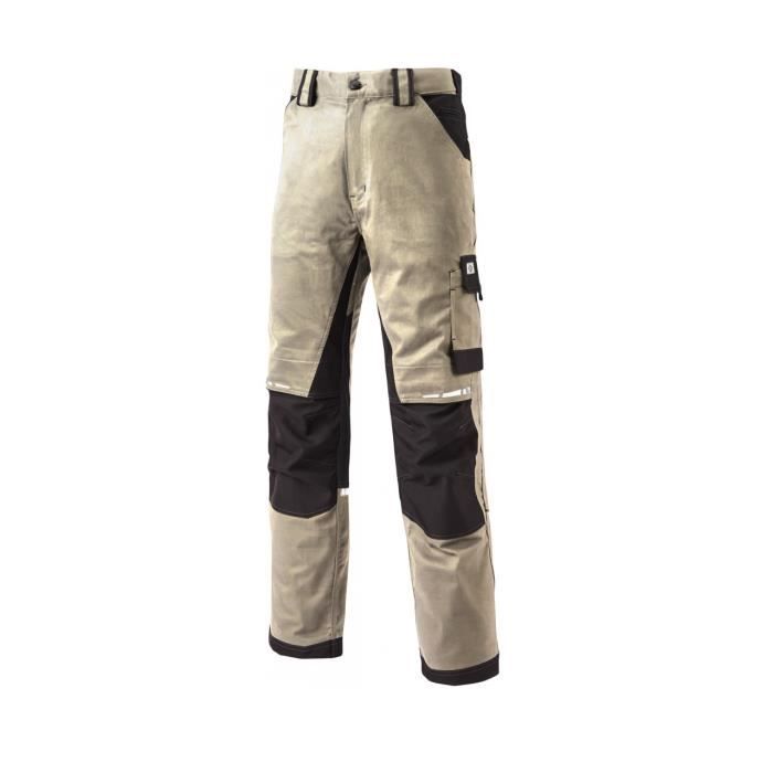 Pantalon de travail Dickies Grafter Duo Tone Premium Trousers - Noir/gris