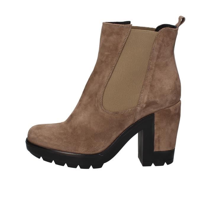 bottine femme en daim