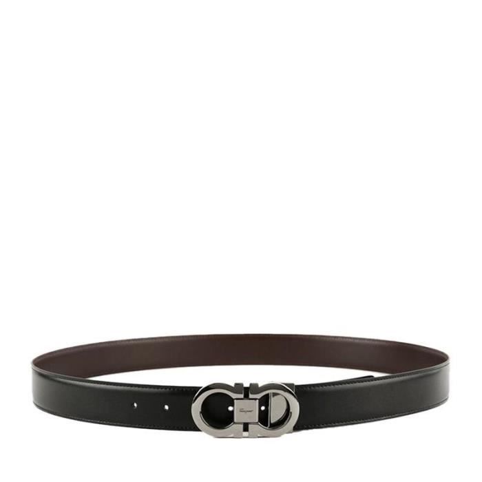 Salvatore Ferragamo Ferragamo ceinture homme noir en cuir de vache 679535644 Couleurs