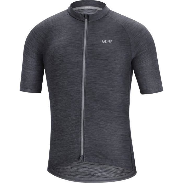 Maillot Gore C3 - Mixte - Noir - Manches courtes - Respirant