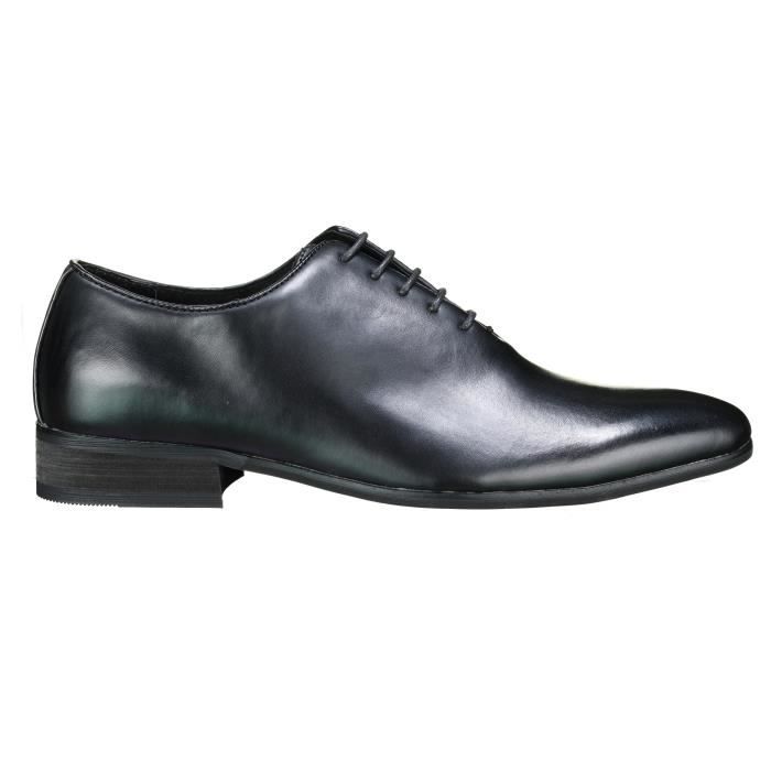 Richelieu Galax Gh3089 Black Noir Cdiscount Chaussures