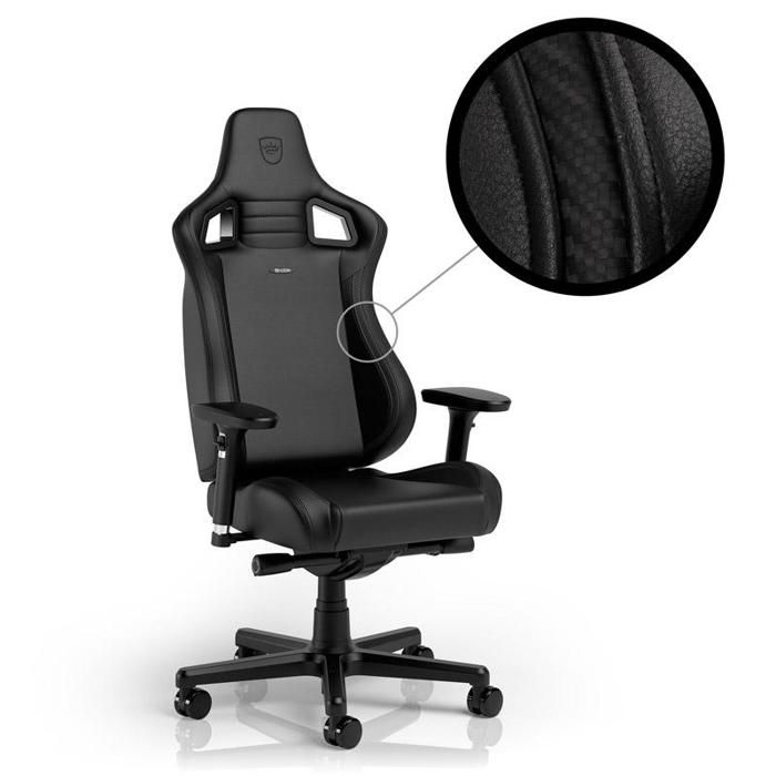 Fauteuil Gamer - Noblechairs - Epic Compact - Noir - Réglable en hauteur - Inclinable