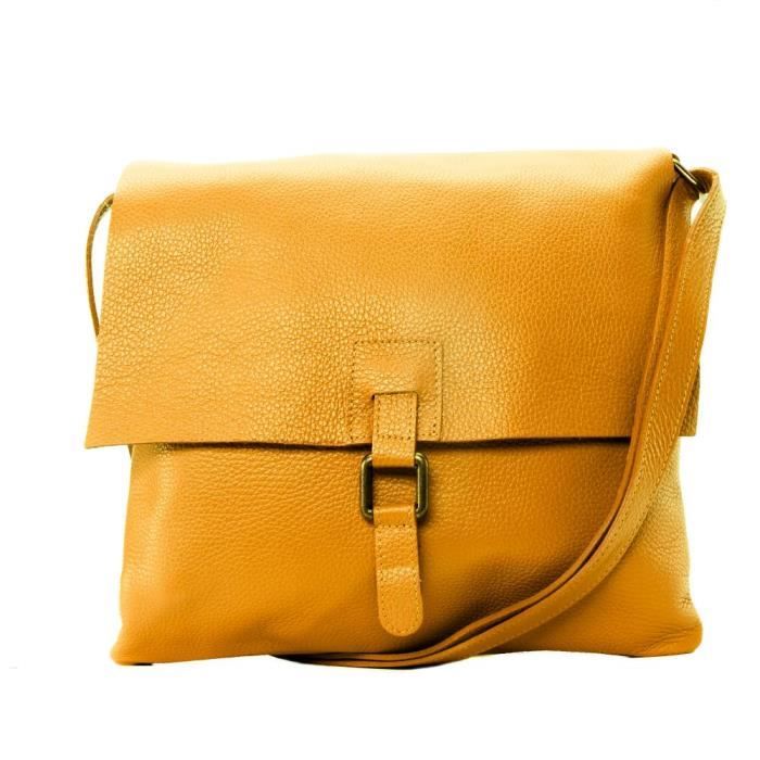 sac a bandouliere jaune