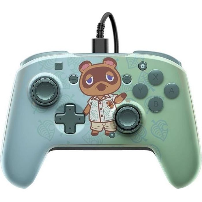 Manette Filaire - PDP - Faceoff Deluxe - Animal Crossing : Tom Nook - Switch