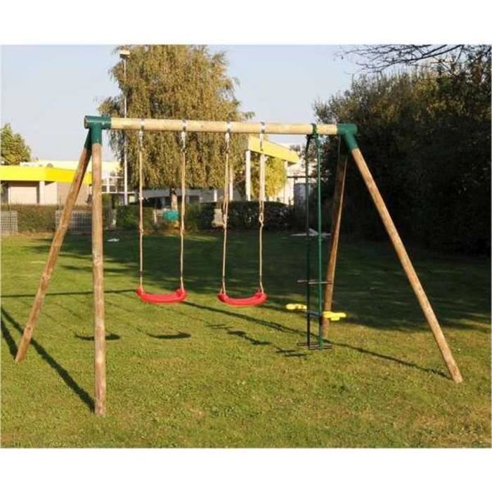 Portique De Balancoire En Bois 2 Balancoires 1 Vis A Vis 315 X 260 X 230 Cm Cdiscount Jeux Jouets Portique De Balancoire En Bois 2 Balancoires 1 Vis A Vis 315 X 260 X 230 Cm Cdiscount Jeux Jouets