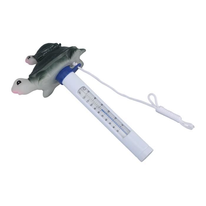 Thermomètre Flottant Pour Piscine Et Spa - Forme Tortue Ou Flamant Rose - Écran Grand Et Lisible - Plage -10°C à +50°C
