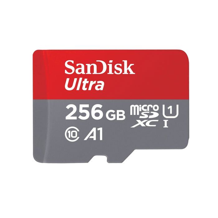 Carte mémoire - SANDISK - SDSQUA4-256G-GN6MA - 256 Go - Micro SDXC - Vitesse 120 Mo/s