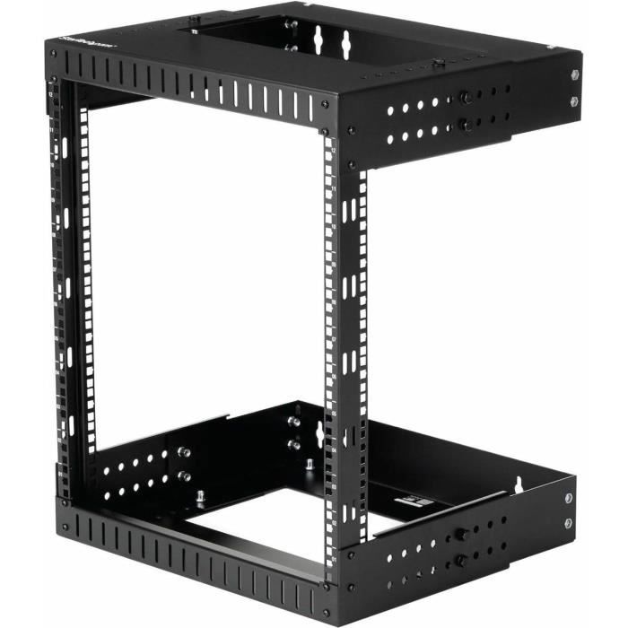 Mophorn Rack de serveur à cadre ouvert 12U, profondeur réglable de 15 à