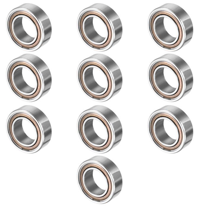 SOURCING MAP 10Pcs MR95ZZ 5mm x 9mm x 3mm roulement à billes miniature