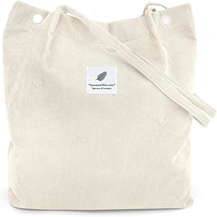 Sac Bandoulière Femme En Velours Côtelé - 15x7x24 Cm - Léger, Quotidien, Rangement Pratique Portefeuille, Téléphone, Clés