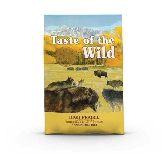 Taste of the Wild - Croquettes Canine High Prairie Bison et Gibier pour Chien - 12Kg Orange