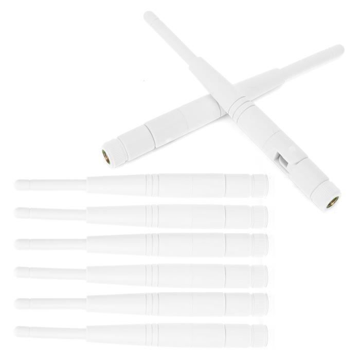 Fdit Antenne De Carte Réseau Omnidirectionnelle 2.4G/5G/5.8G 8dbi Double Bande Sans Fil Wifi