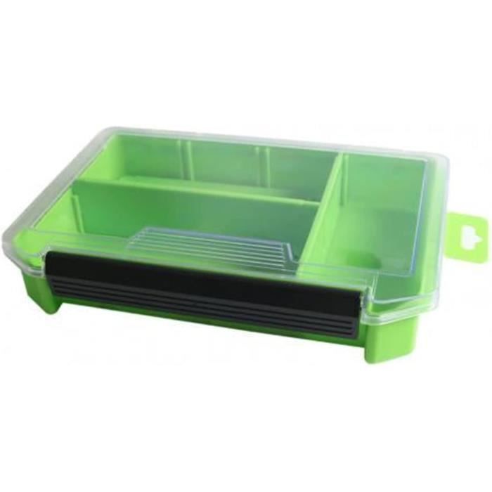 Boîte De Pêche 2 Compartiments - Double Couche Pour Appâts Vivants - Portable