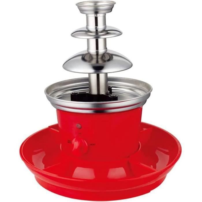 Fontaine à Chocolat 3 Niveaux Avec Plateau | Capacité 0.45kg, 40W | Parfaite Pour Mariages, Anniversaires, Réunions