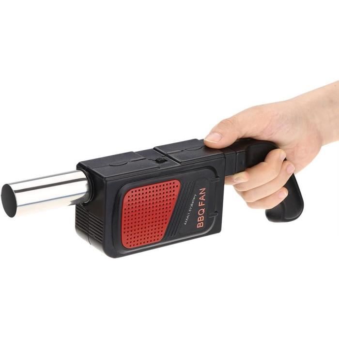 Ventilateur De Barbecue Électrique - Portable à Piles - Pour Allumer Charbon, Feu De Camp - Pique-nique - 14
