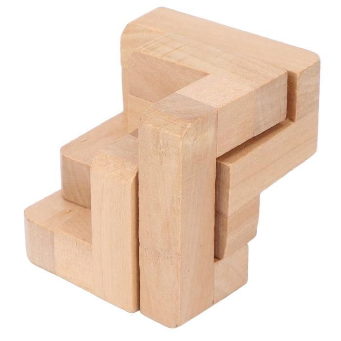 VGEBY Casse-tête en bois Jeu de puzzles intelligents à emboîtement jouet en  bois adulte casse-tête jouet puzzle serrure jouet - Cdiscount Jeux - Jouets