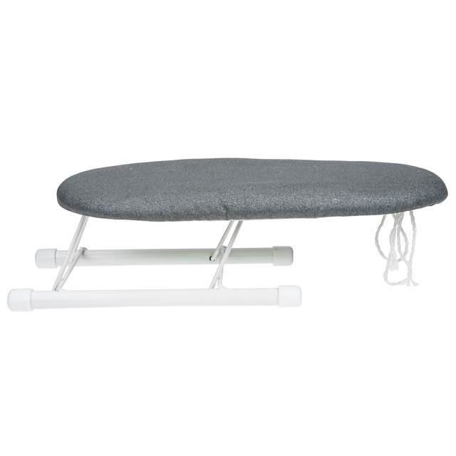 Mini Planche à Repasser Pliable Avec Housse Lavable - 26x11 Cm, Tube Acier Et Pieds Antidérapants, Parfaite Pour Voyages Et Détails