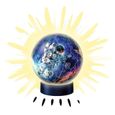 Puzzle 3D Ball illuminé - Les astronautes - Ravensburger - 72 pièces - Thème Astrologie et ésotérisme-1