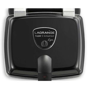 Gaufrier Lagrange Premium 1200W - Noir/Bleu - Modèle 19643 - Neuf Sous Emballage
