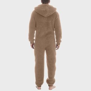 Combinaison Longue En Polaire Pour Homme - Capuche, Poches, Fermeture éclair - 9