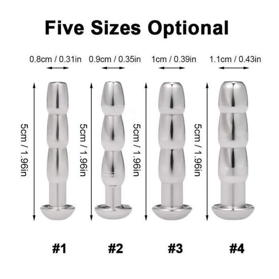 Dilatateur urétral en métal pour hommes Stimulation Massager Male Urethra Penis  Plug # 4-11mm - Cdiscount Au quotidien