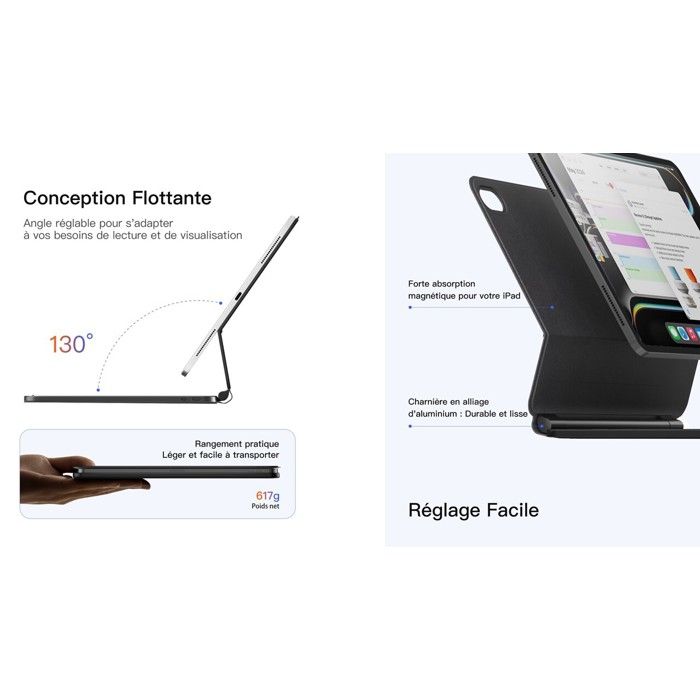 iMoshion kompatibel mit iPad Pro 12.9 (2020), iPad Pro 12.9 (2018) Hülle - Tablethülle für