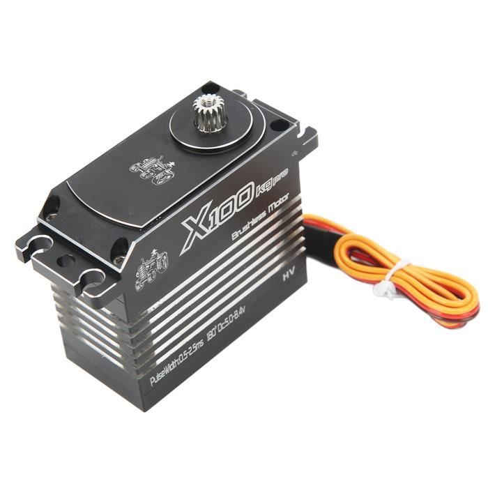 Servo De Volant RC 75kg Brushless Numérique Étanche 8,4V - Haute Performance 1/10 1/8 1/5