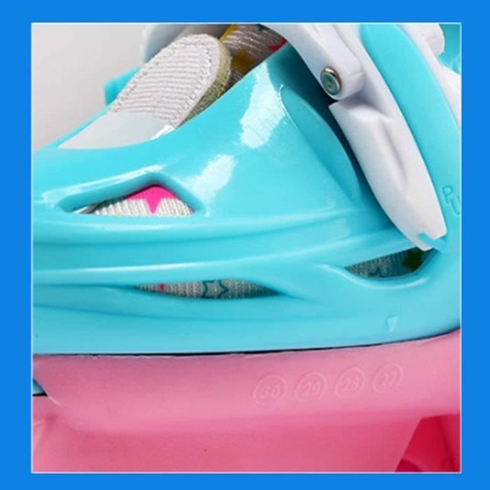 Patins à Roulettes Réglables Femme High Bounce - Taille Ajustable 9-12 (US), Pour Extérieur, Neufs Avec Défauts Mineurs Possibles