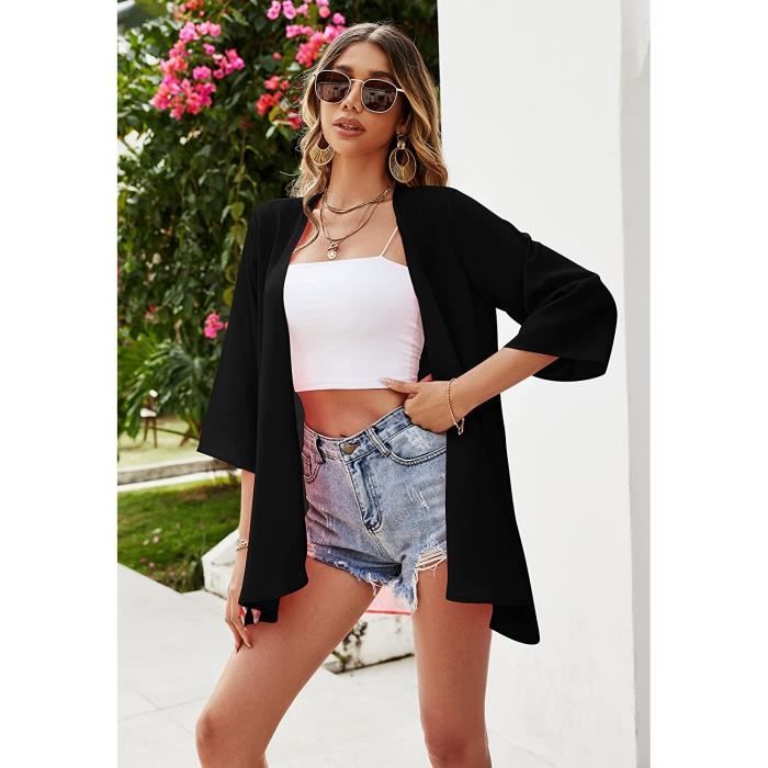 Gilet long plage femme cheap