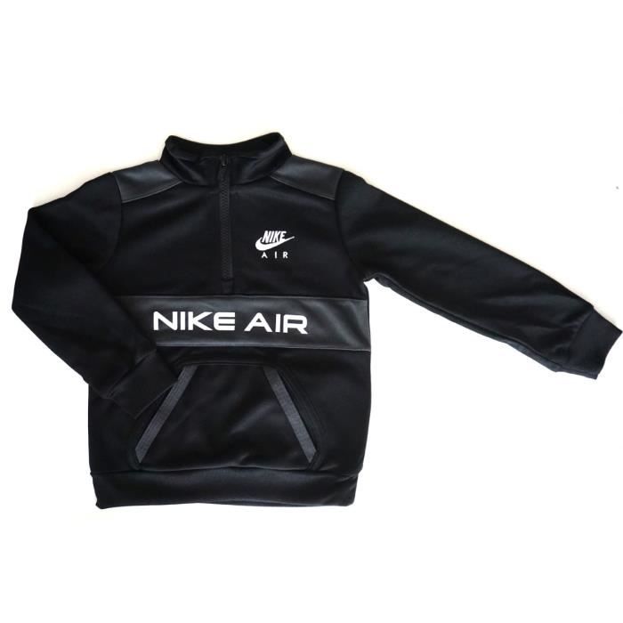 Survetement enfant Nike Air Boys Ensemble sport Noir Football Manches longues