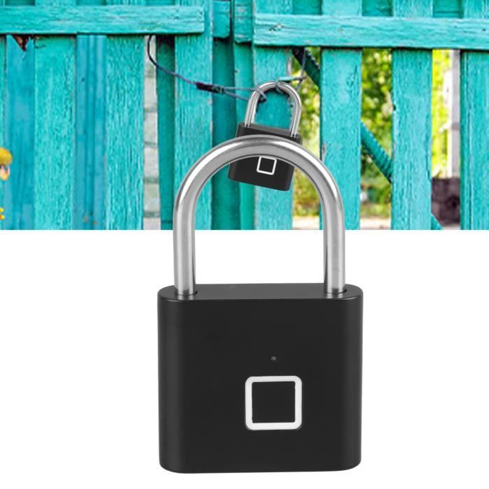 Cadenas Intelligent à Empreinte Digitale Serrure Électronique à Mot de Passe Extérieur