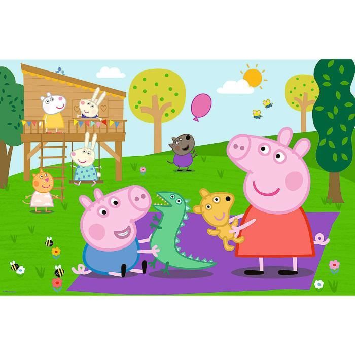 Puzzle 60 pièces Super Shape XXL Peppa Pig - TREFL - Dessins animés et ...