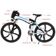 26" VTT/Vélo électrique vélo de montagne pliant avec batterie lithium-ion - Blanc EU-2