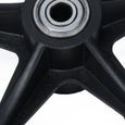 VBESTLIFE remplacement de roue solide Roulement en métal 608ZZ de remplacement de moyeu de roulette de déambulateur de fauteuil-2