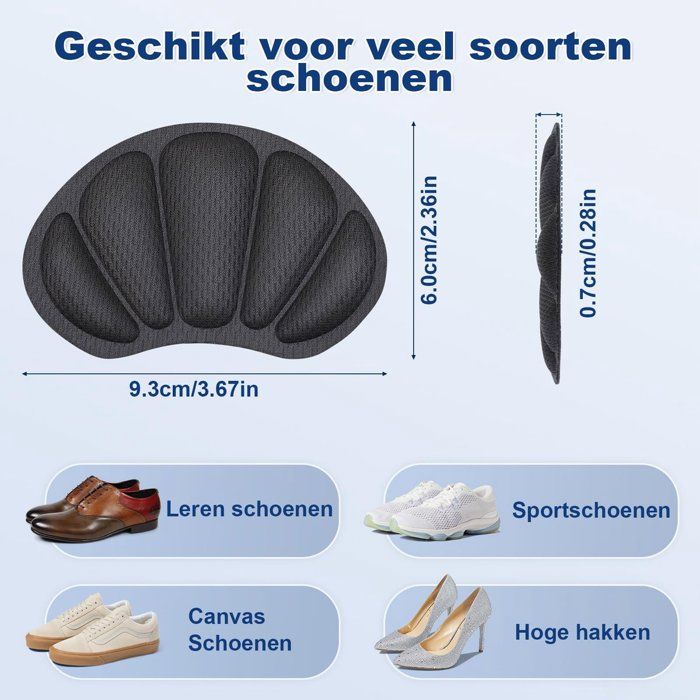 Protege Talon Silicone(4 Paires) Coussinet Talon Chaussure Peut être