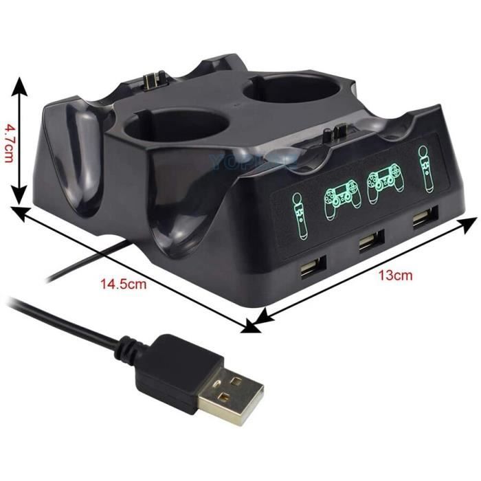 Jeux vidéo,Support de chargeur pour manette de jeu PS4 PS Move VR  PSVR,station de charge pour PS VR Move PS 4,accessoires de jeux -B -  Cdiscount