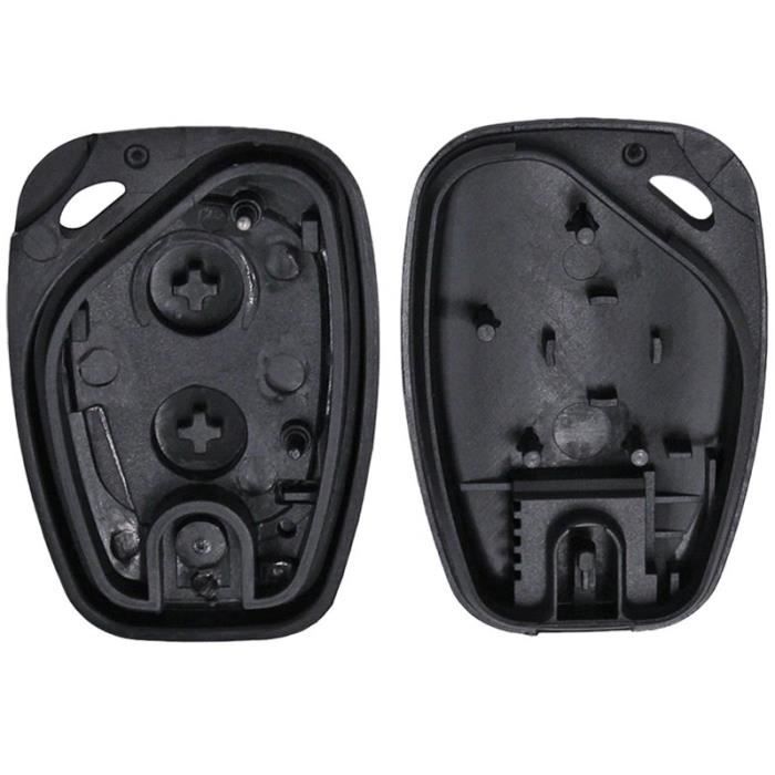 Coque De Clé De Voiture 3 Boutons Avec Lame - Compatible Renault Clio, Opel Vivaro, Etc. - Remplacement Boîtier